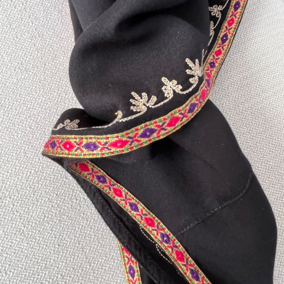 Tunic/dress, or beach/pool cover-up, black, viscose/cotton, XL. - Picture 15 of 15